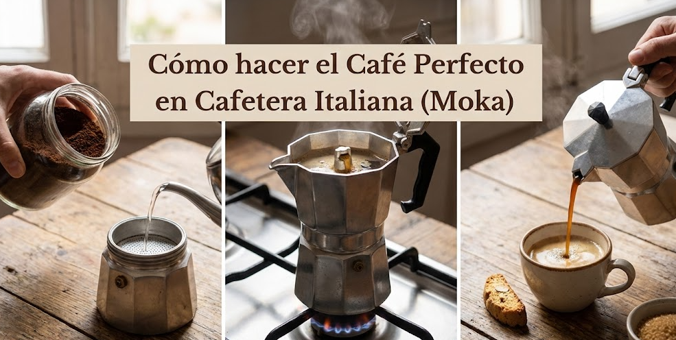 Cómo hacer el Café Perfecto en Cafetera Italiana (Moka): Guía Definitiva para Dejar de Quemarlo