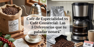 Café de Especialidad vs Café Comercial: Las 5 Diferencias que tu Paladar (y tu Estómago) Notarán