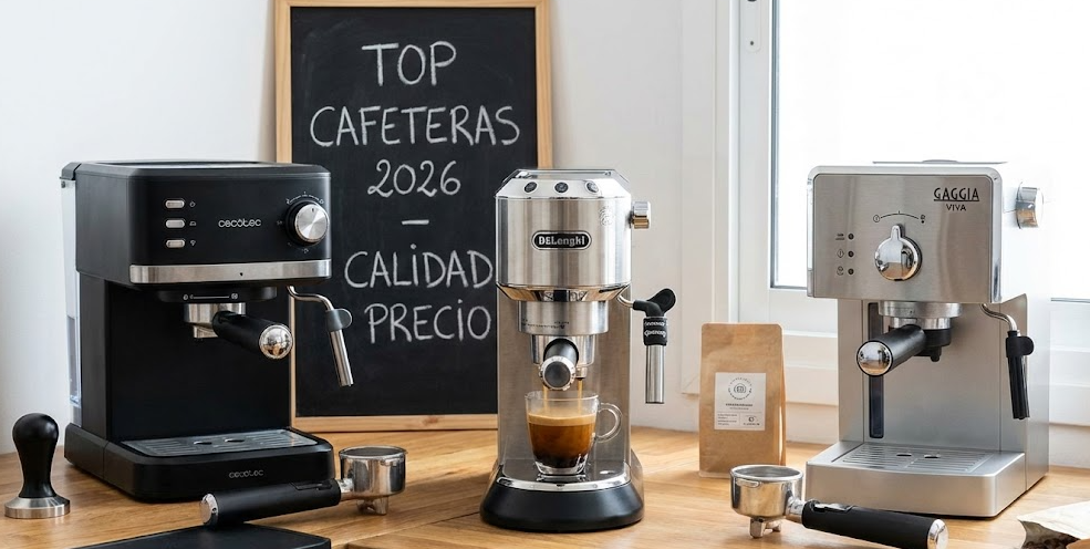 Las 5 Mejores Cafeteras Express Baratas (Por menos de 150€)